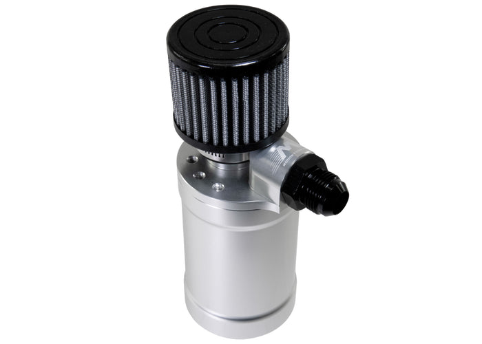 Motion Raceworks Top Loader Billet Oil Catch Can Clear Anodized ( Single 12 AN Port ) - Motion Raceworks