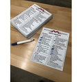 Motion Safety Checklist Magnet Dry Erase-Motion Raceworks-Motion Raceworks