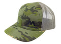 Multi Camo/Gray & Black Motion Snapback Hat