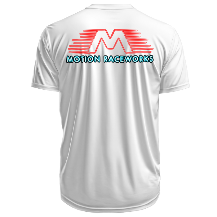 Neon Flying M White Shirt (Gildan Material)