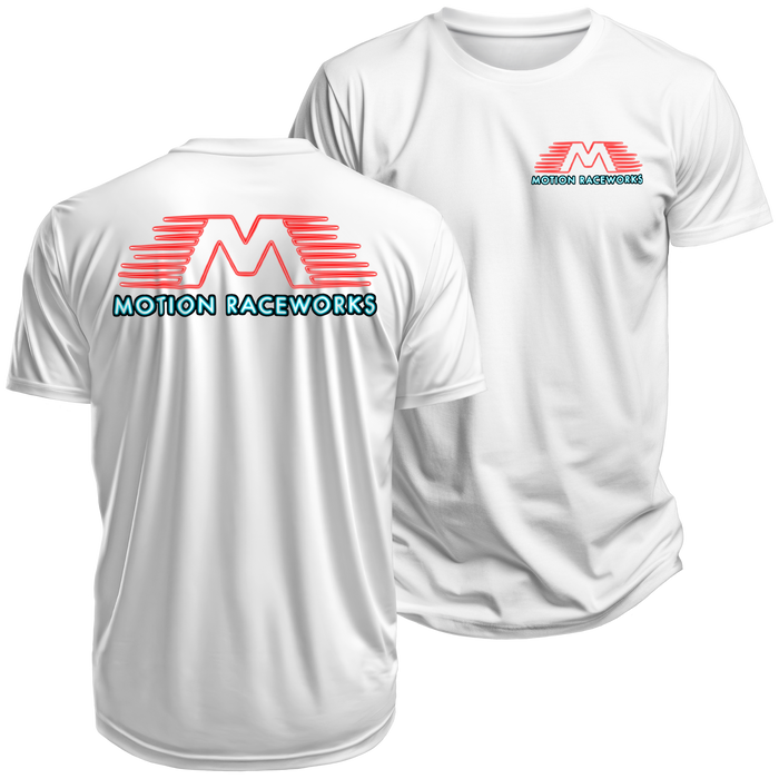 Neon Flying M White Shirt (Gildan Material)