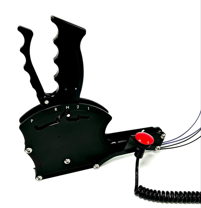 Operator Series Driver Side (LH) Button Mount for Rear Exit Cable Shifter - Motion Raceworks