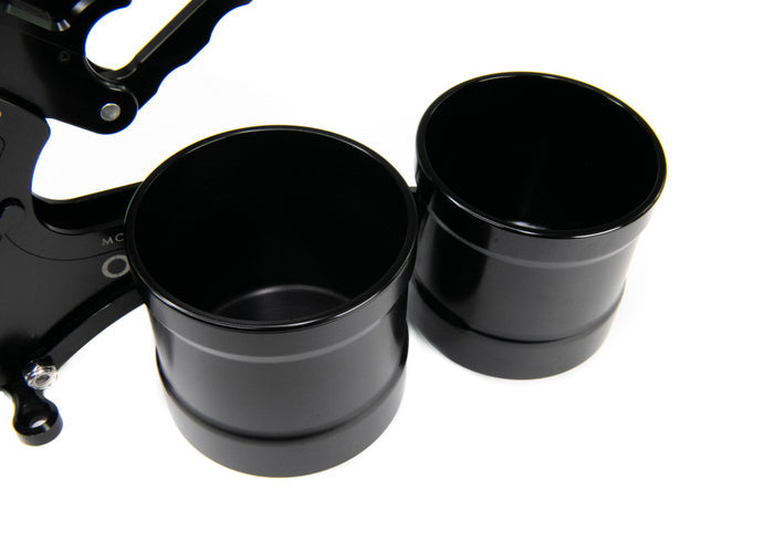 Operator Series Dual Billet Cup Holder Attachment for Front Exit Cable Shifter-Motion Raceworks-Motion Raceworks