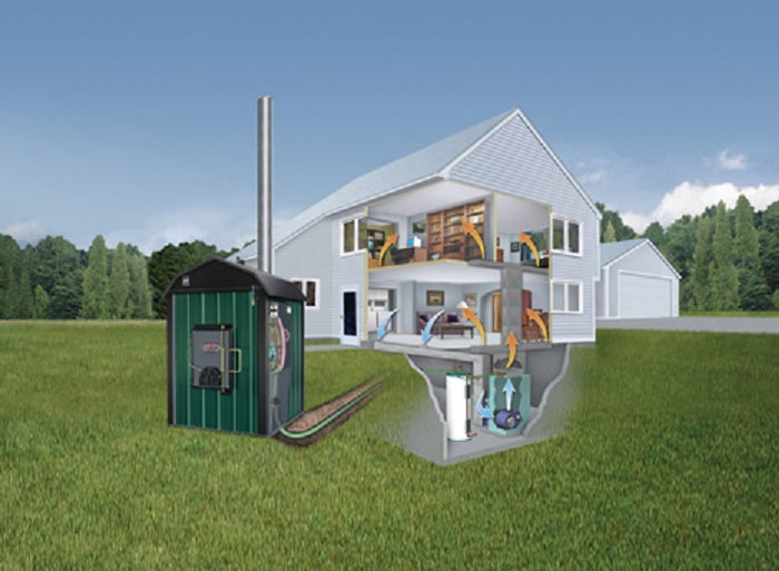 Outdoor Wood Furnace Plans - DIY House Central Heat Boiler