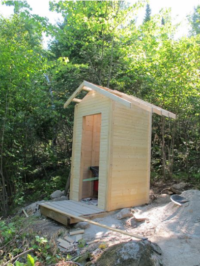 Outhouse Plans - Build Your Own DIY Wooden Composting Outdoor Toilet
