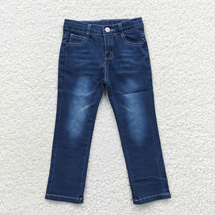 P0085  Blue Bleached Denim Legging Jeans Girls Western Pants