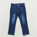 P0085  Blue Bleached Denim Legging Jeans Girls Western Pants