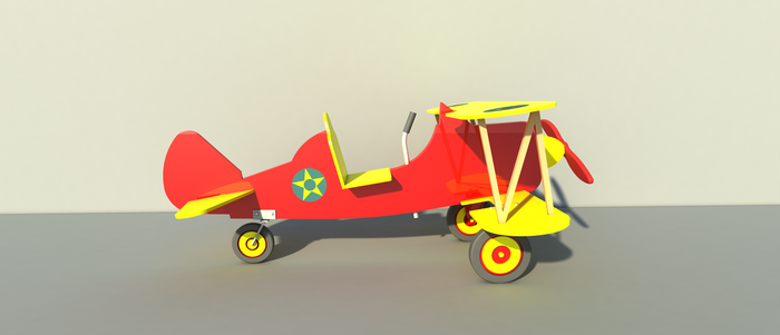 Pedal Car Out Of Wood Biplane DIY Plans - Kids Baby Ride On Air Plane Boy Girl Outdoor Toys