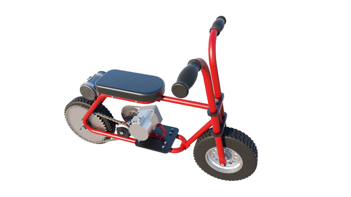 Pocket Mini Bike DIY Plans - Homemade Mini Electric Motorcycle - Motor Engine Motorcycle