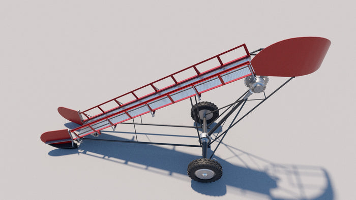Portable Conveyor System DIY Plans - Hay Bale Loader Elevator Yard Farm Equipment