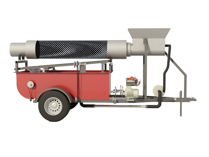 Portable Gold Trommel DIY Plans - Trailer Mounted Gold Prospecting Mining Equipment 9'