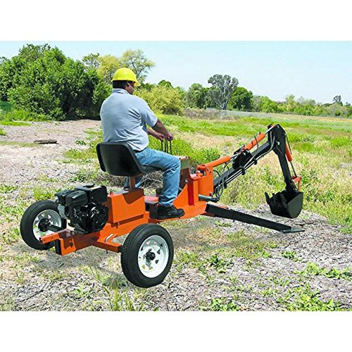 Portable Towable Backhoe DIY Plans - Track Hoe Excavator Garden Digger Build Your Own