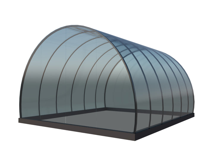 PVC DIY Greenhouse Plans - Hoop House Grow Veggies Plants 10'x12' Build Your Own