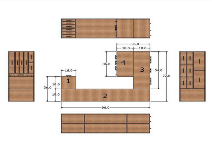Quilting Desk Building Plans DIY Sewing Table Craft Cutting Desk Woodworking