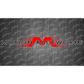 Red/White Motion Raceworks Decal 8"x2"-Motion Raceworks-Motion Raceworks