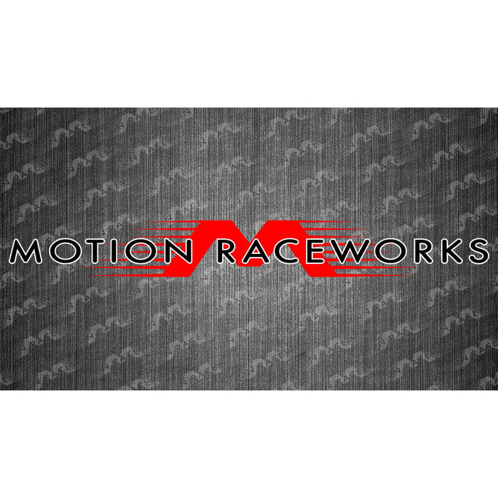 Red/White Motion Raceworks Large Decal 48"x6"-Motion Raceworks-Motion Raceworks