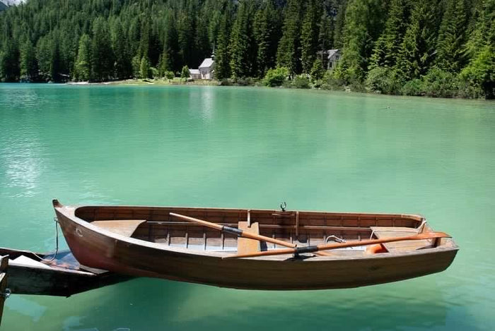 Row Boats DIY Plans -  Wooden Rowboat Skif Dory Canoe 11' x 3' Rowing Craft Build
