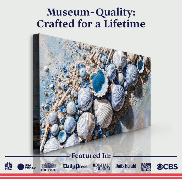 Sea Shells Modern Coastal Wall Art II