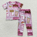 Sibling Baby Boys  Chip Chciken Top Pants Pajama Set
