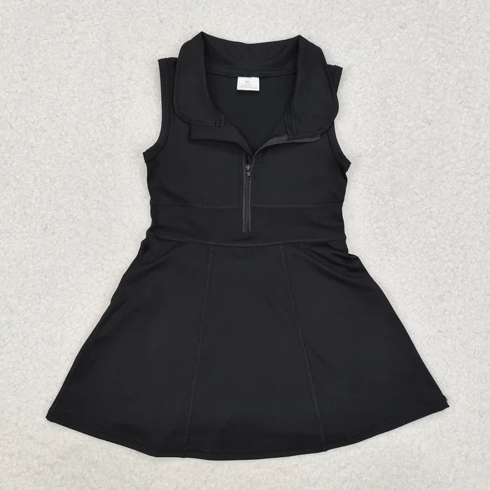 Sibling Baby Girls 6 Style Black Athletic Active Wear Work Out Dresses Set