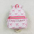 Sibling Baby Girls Floral Print Ruffle Back Bags