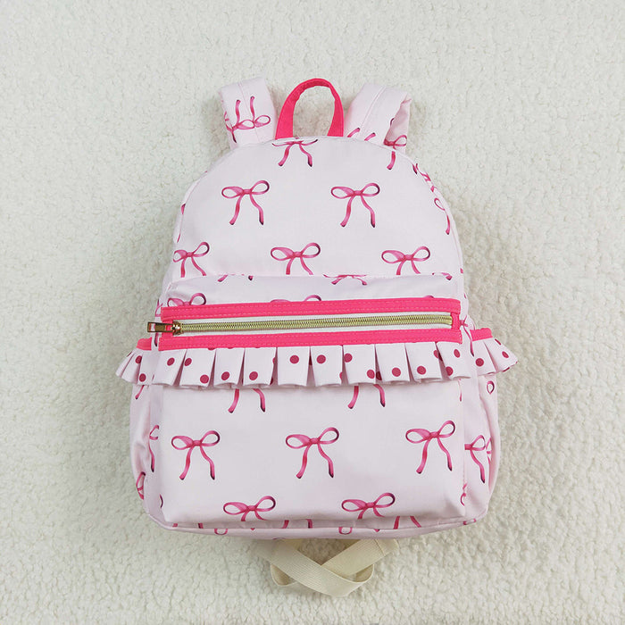 Sibling Baby Girls Floral Print Ruffle Back Bags