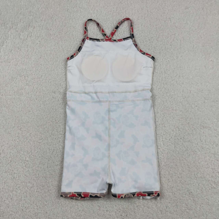 Sibling Baby Girls Georgia Camo  Team Polo Shirt Top Yoga Active Strap Knee Length Dress
