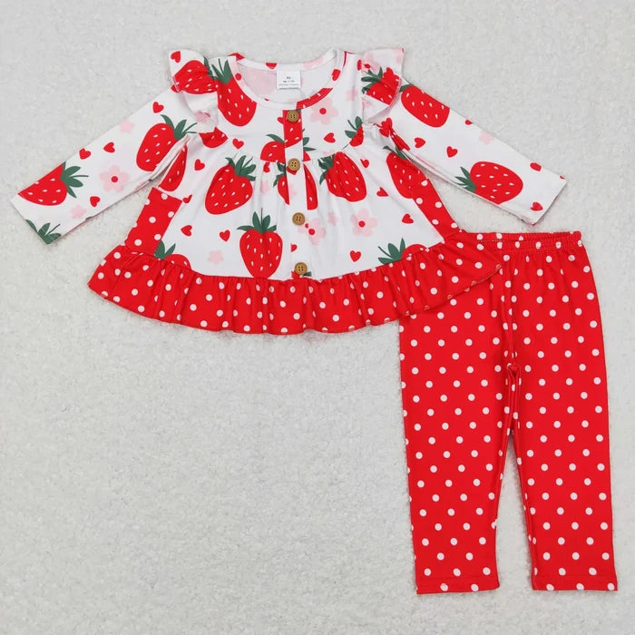 Sibling Baby Girls Long Sleeve Tunic Top with Leggings Outfit