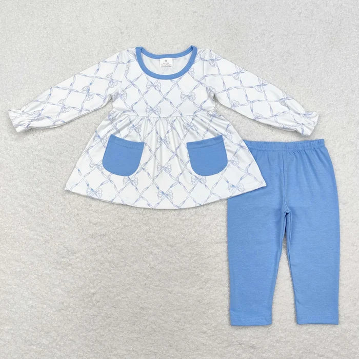 Sibling Baby Girls Long Sleeve Tunic Top with Leggings Outfit
