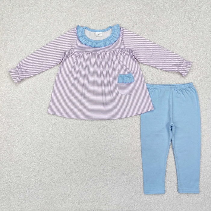 Sibling Baby Girls Long Sleeve Tunic Top with Leggings Outfit