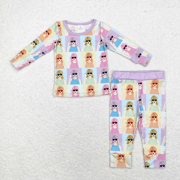 Sibling Baby Girls Singer Long Sleeve Pajama Set