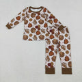 Sibling Baby Girls Turkey Pumpkins Top Pants Thanksgiving Pajamas Sets Zipper Footie Rompers
