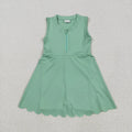Sibling Baby Girls Yoga Zip Active Wear Skort Knee Length Dresses