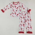 Sibling Baby Kids Christmas Shelf Bamboo Pajamas Outfits Clothes Sets