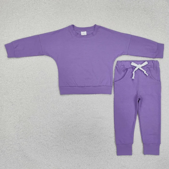 Sibling Baby Kids Cotton Shirts Pants Sports Clothes Sets
