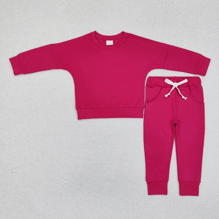 Sibling Baby Kids Cotton Shirts Pants Sports Clothes Sets