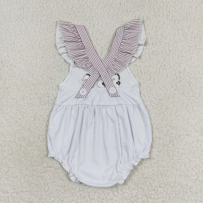 Sibling Boys Baby Girls Sea Horse Rompers Clothes Suits