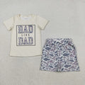 Sibling Southern Camo Mama's Boys Rad Like Dad Top Pockets Shorts Outfit