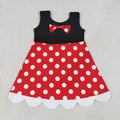 Sibling Toddler Girls Princess Character Sleeveless Dress Scalloped Hem