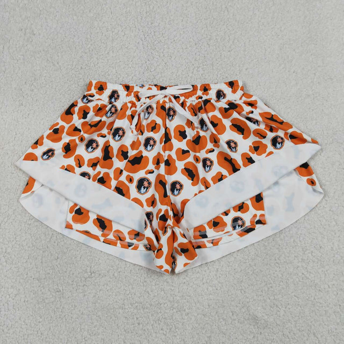 Sport Team Mommy and Me Bottom Summer Yoga Flutter Shorts Family Wear