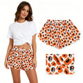 SS0806 Teams Tennessee Leopard Print Woman Summer Bottom Yoga Flutter Shorts