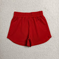 SS0901 Red Active Kids Girls Bottom Shorts
