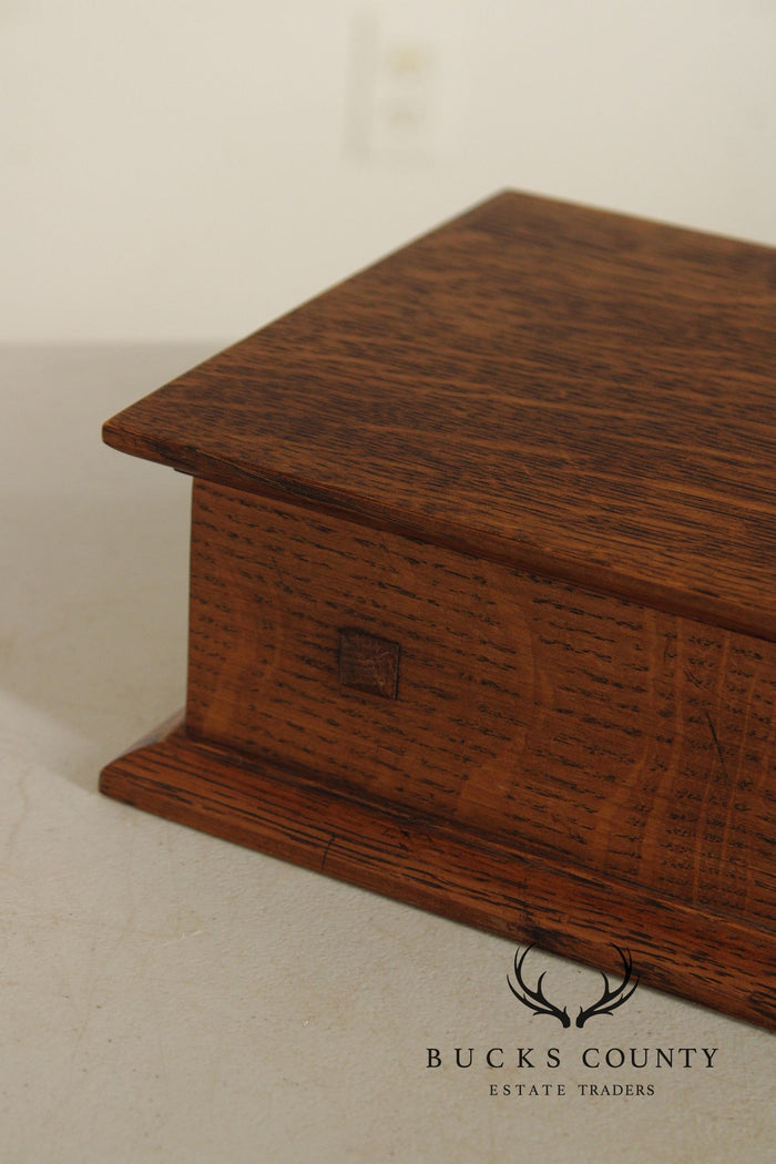 Stickley Mission Collection Oak Desk Box