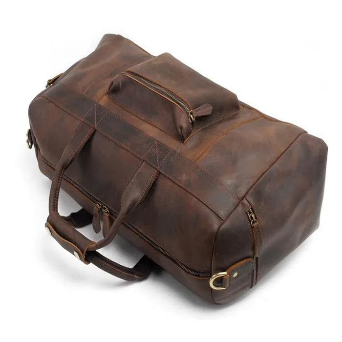 The Asta Weekender | Handcrafted Leather Duffle Bag by Steel Horse Leather