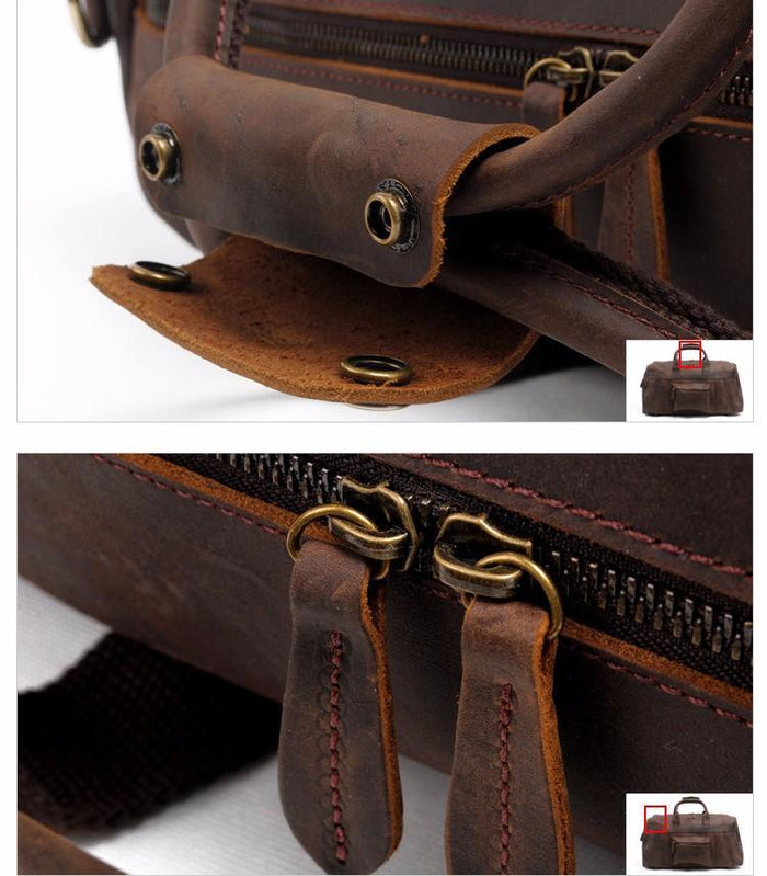 The Asta Weekender | Handcrafted Leather Duffle Bag by Steel Horse Leather