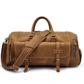 The Bard Weekender | Handmade Leather Duffle Bag by Steel Horse Leather