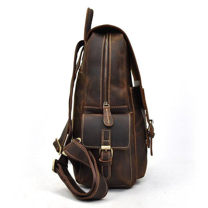 The Freja Backpack | Handcrafted Leather Backpack by Steel Horse Leather