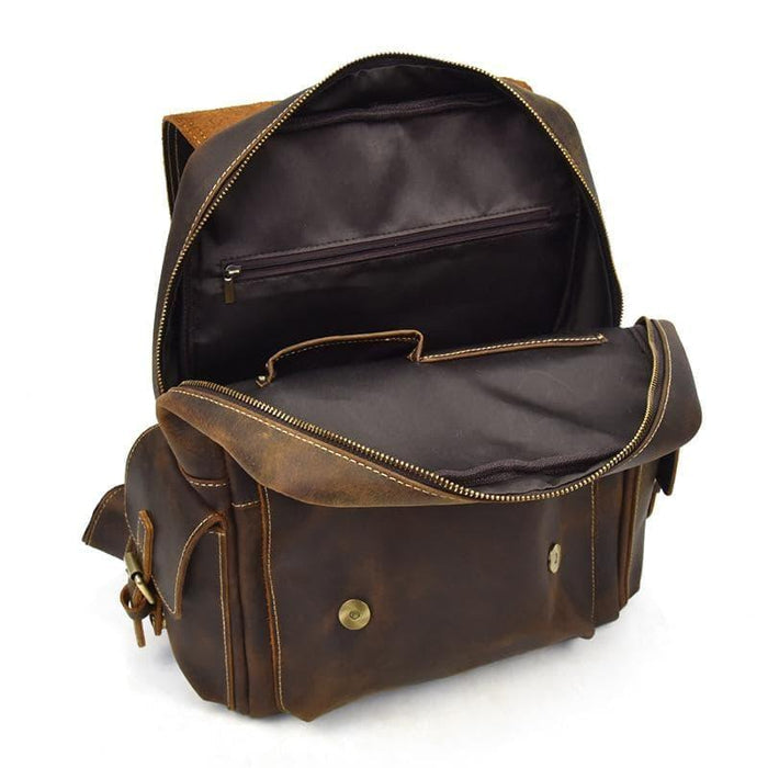 The Freja Backpack | Handcrafted Leather Backpack by Steel Horse Leather