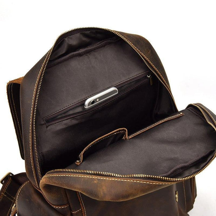 The Freja Backpack | Handcrafted Leather Backpack by Steel Horse Leather