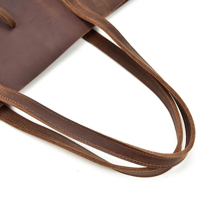 The Taavi Tote | Handcrafted Leather Tote Bag by Steel Horse Leather